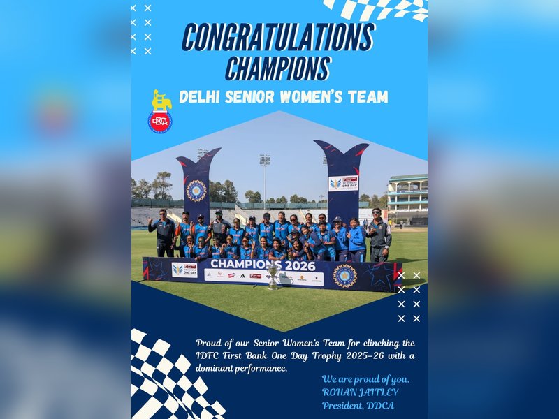 Our girls have made us proud in entire India, says DDCA Secretary after women’s one-day trophy win  