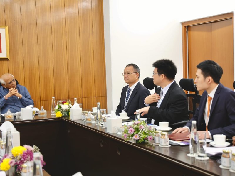 सीएम भूपेंद्र पटेल की गुजरात सेमीकनेक्ट कॉन्फ्रेंस-2026 में हिस्सा लेने आए उद्योगकारों एवं निवेशकों के साथ वन-टू-वन बैठक