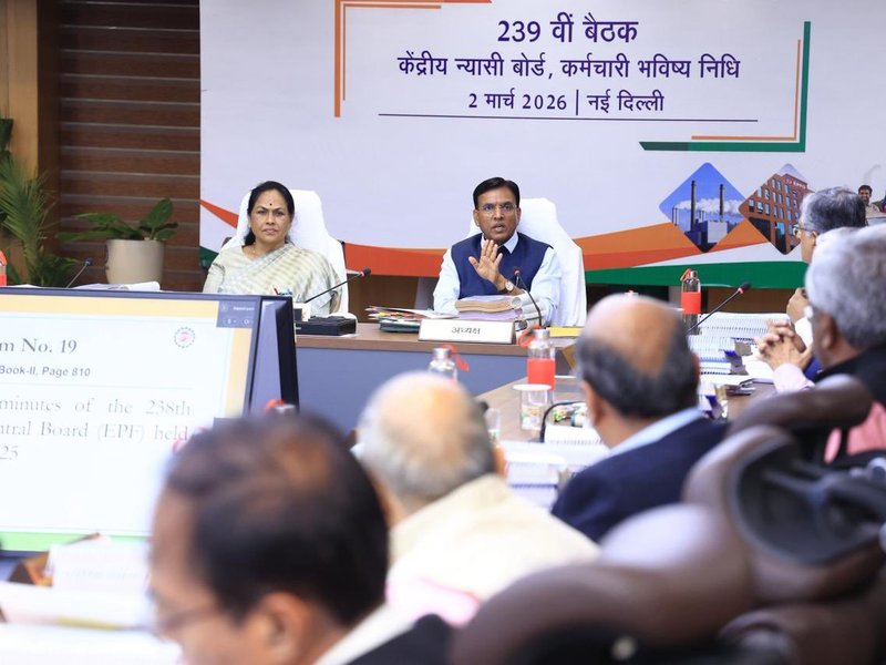 EPFO okays 8.25 per cent interest rate on PF deposits for 2025-26