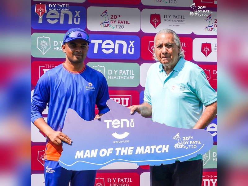 Danish Malewar fifty powers Reliance to thrilling one-run win over Bank of Baroda in the 20th DY Patil T20 Cup at the DY Patil Stadium in Navi Mumbai on Monday. Photo credit: DY Patil Sports  Academy