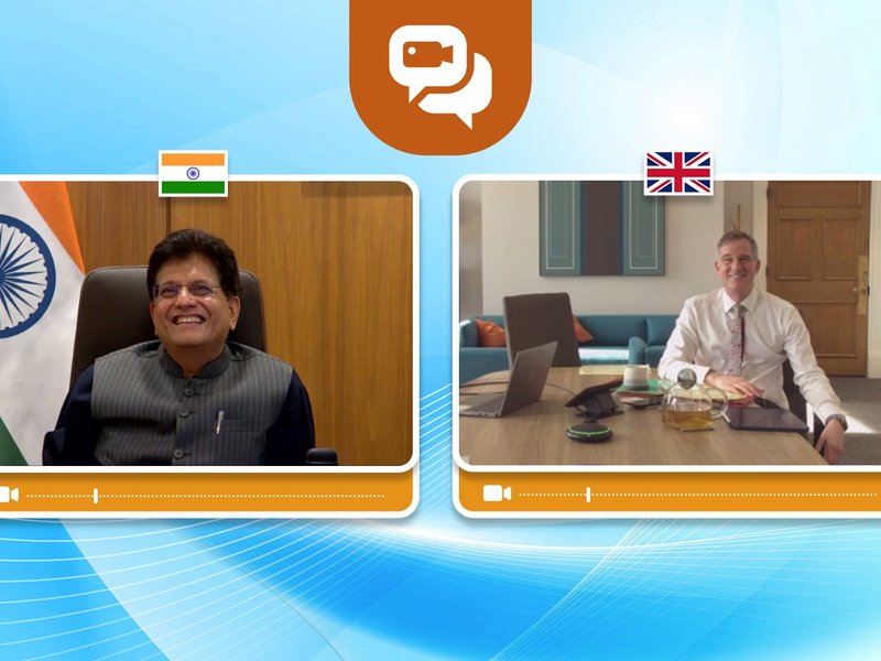 पीयूष गोयल ने यूके के बिजेनस और ट्रेड सेक्रेटरी पीटर काइल से की बातचीत, दोनों देशों के बीच आर्थिक साझेदारी को मजबूत करने पर हुई चर्चा