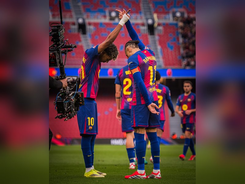 Lamine Yamal was the star as defending champions FC Barcelona got the better of Villarreal at home in Barcelona on Sunday and opened a four-point lead at the top of the standings in La Liga. Photo credit: @FC Barcelona/X