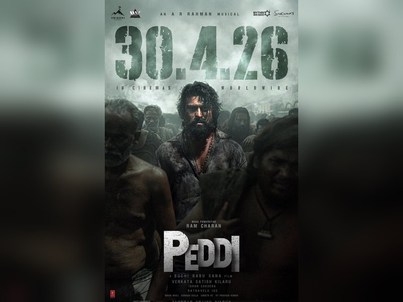 Ram Charan's 'Peddi' team asks fans not to believe rumours on social media about film's run time (Photo Credit: Vriddhi Cinemas/X)