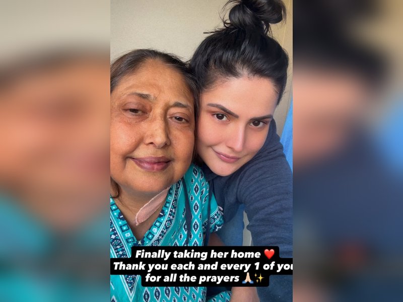 Zareen Khan's mother gets discharged from the hospital