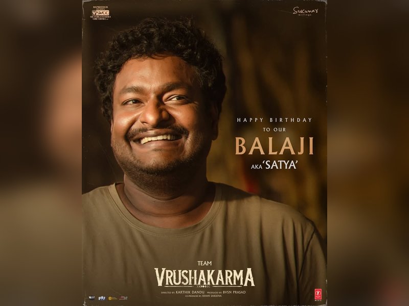 Sathya plays Balaji in Naga Chaitanya's 'Vrushakarma' (Photo Credit: Vrushakarma/Instagram)