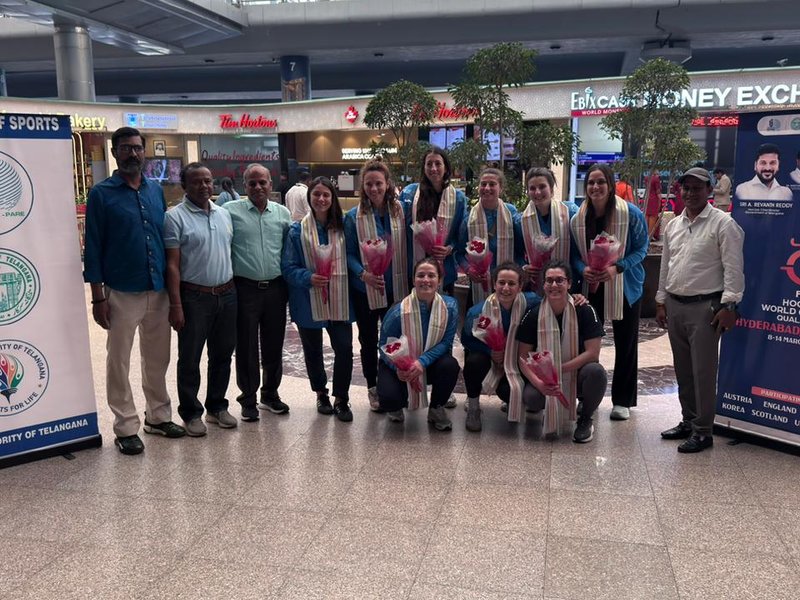 Italy women’s hockey team touches down in Hyderabad for FIH World Cup 2026 Qualifiers