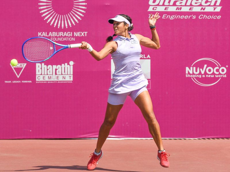 Ankita Raina and Zeel Desai advance to second round in ITF W35 Kalaburagi (Credit: ITF)