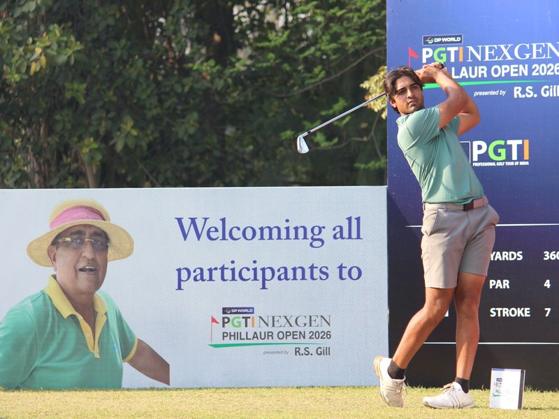 PGTI NexGen 2026: Sukhraj Gill, Rajesh Gautam share lead after Round 2 in Phillaur Open (Credit: PGTI)