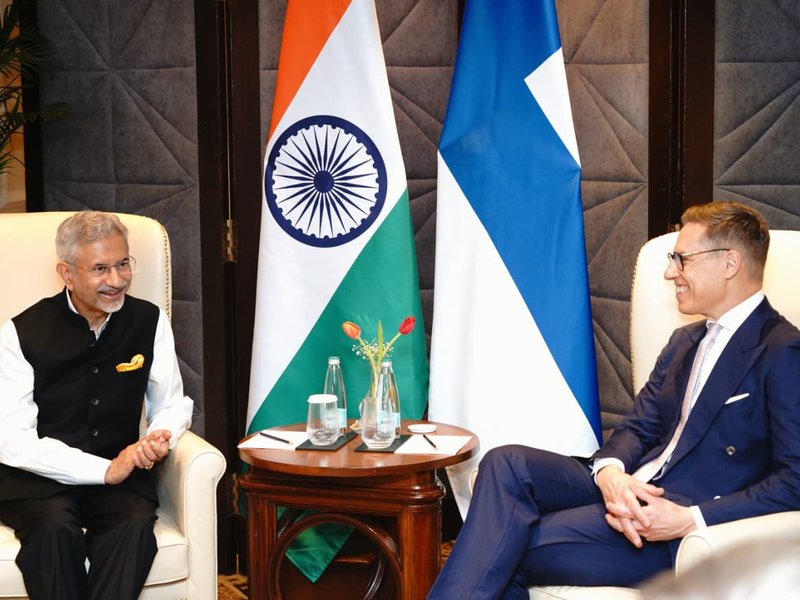 EAM Jaishankar meets Finnish President Alexander Stubb, discusses bilateral ties