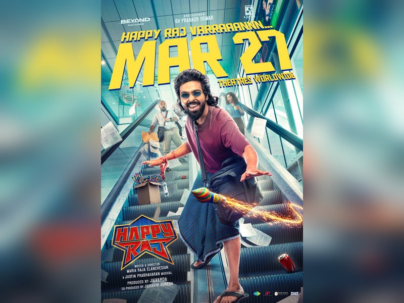  G V Prakash-starrer 'Happy Raj' to hit screens on March 27 (Photo Credit: G V Prakash/X)