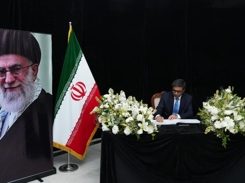 Vikram Misri at Iran Embassy