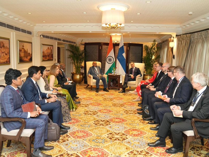 Vice-President Radhakrishnan and Finnish President discuss evolving global order, bilateral ties 