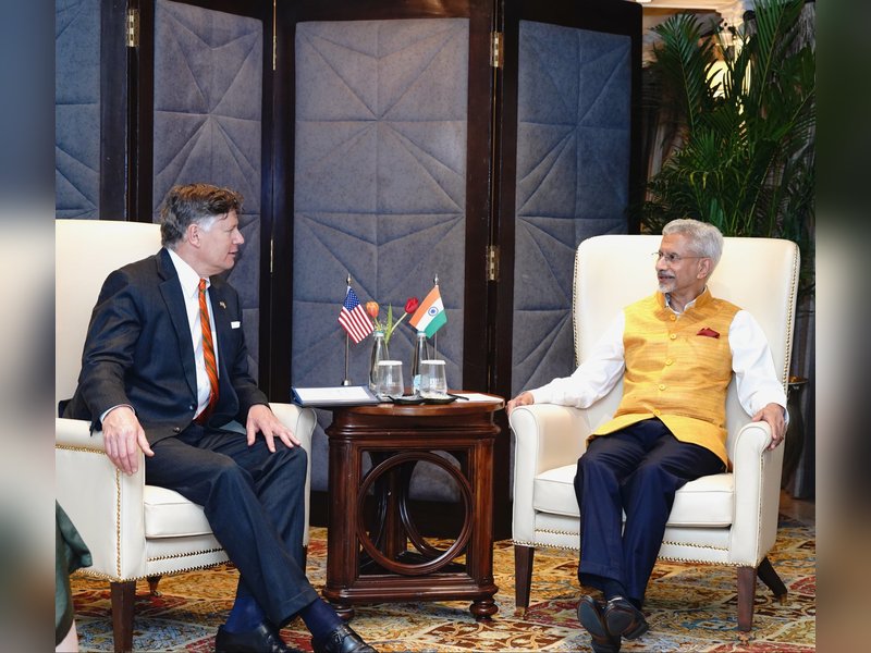EAM Jaishankar, US Deputy Secretary of State Christopher Landau hold talks 