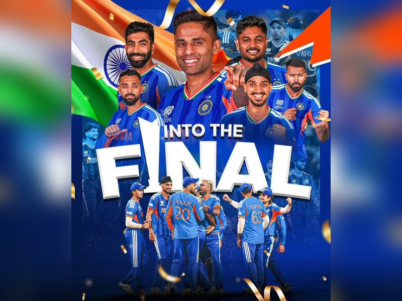 BCCI Secretary Devajit Saikia congratulates India on reaching final of the ICC Men's T20 World Cup 2026, beating England by seven runs in the semifinal at the Wankhede Stadium in Mumbai on Thursday. Photo credit: @Devajit LON Saikia/X