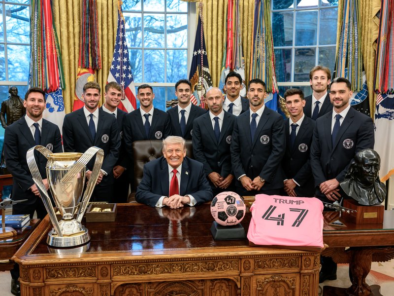 Messi, Inter Miami honoured at White House