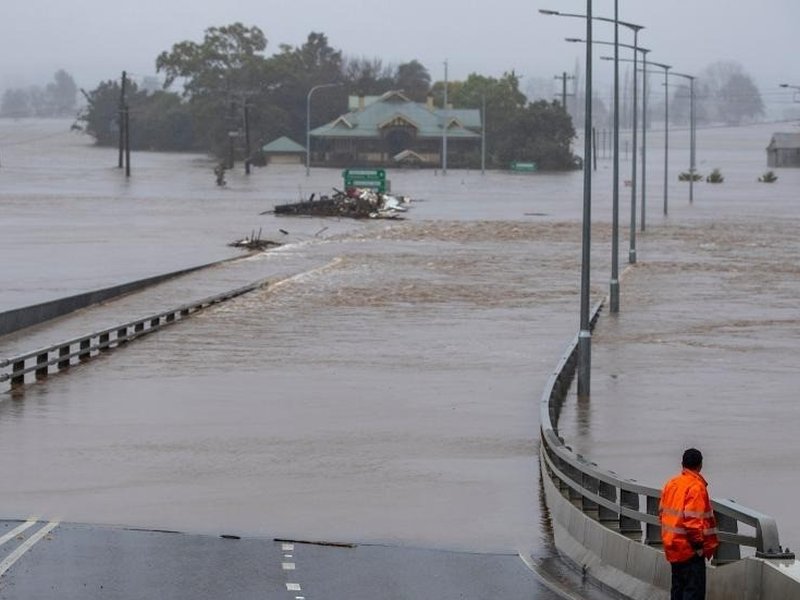 Tropical storm prompts life-threatening flash flooding warning in Australia