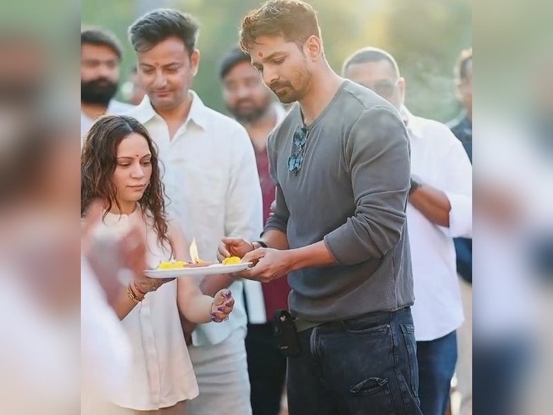 Harshvardhan Rane commences the shoot for 'Force 3' in Gujarat with a pooja ceremony