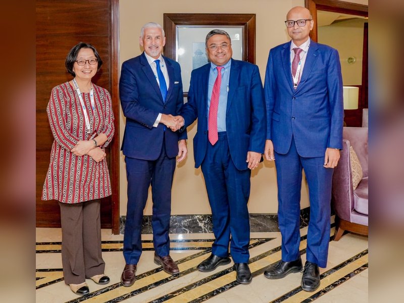 पश्चिम मामलों के विदेश सचिव सिबी जॉर्ज ने यूएनईएससीएपी के उप कार्यकारी सचिव शार्प से की मुलाकात