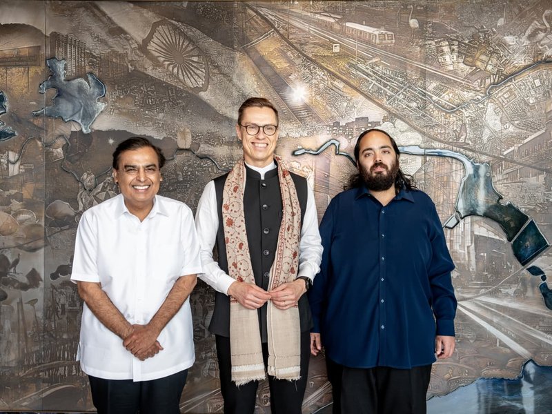 Mukesh Ambani hosts Finland President; meeting reflects meaningful conversation, strengthening of ties