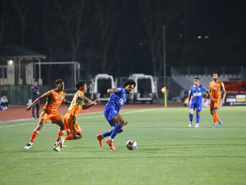  Lalruatsanga’s stoppage-time strike gives Chanmari FC three points against Sreenidi Deccan in the Indian Football League (IFL) 2025-26 at the Rajiv Gandhi Stadium in Aizawl on Saturday, Photo credit: AIFF