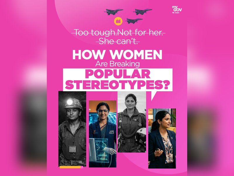 On International Women's Day, PM Modi shares how 'she is breaking stereotypes'