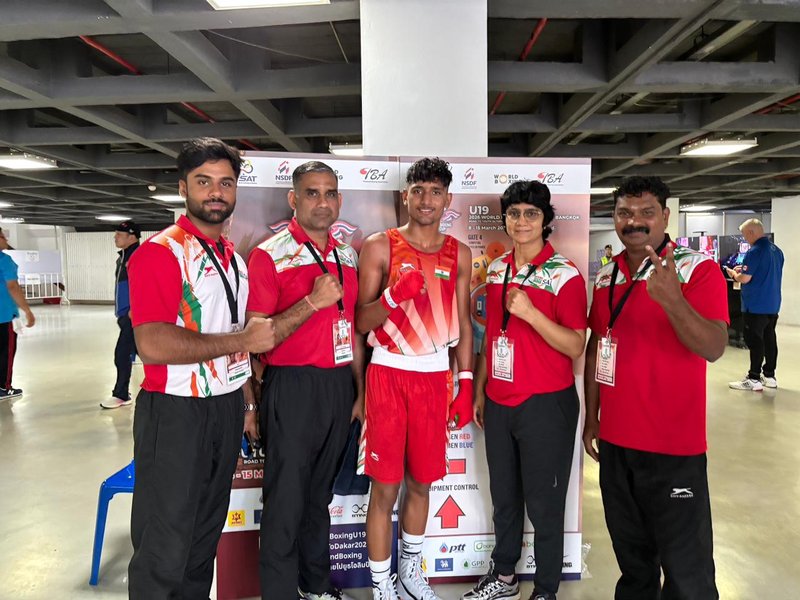 Joyshree Devi Chirom, Ambekar Meetei Lairenlakpam and Sahil Duhanl start India’s campaign with wins in World Boxing Futures Cup 2026  in Bangkok on Sunday. Photo credit: BFI