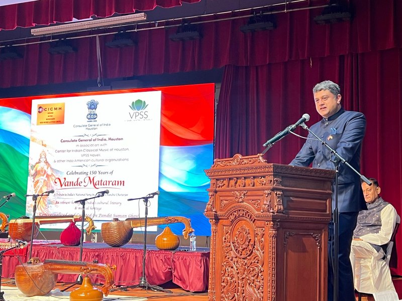 Houston tribute to ‘Vande Mataram’ at 150