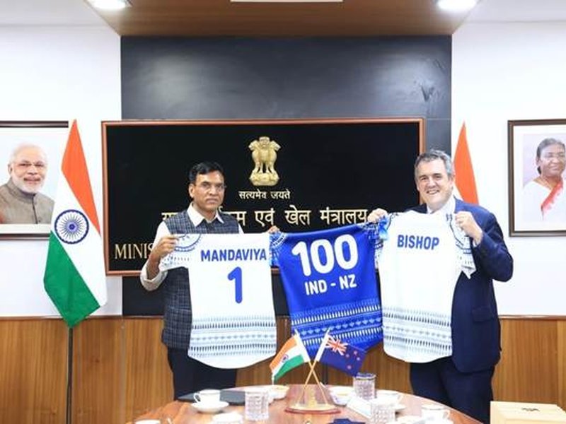 India–New Zealand discuss expanding sports cooperation as 2026 marks 100 years of sporting ties (Credit: PIB)