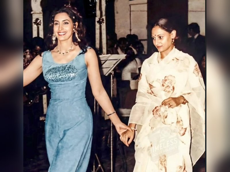 Tanishaa Mukerji shares ‘stunning’ pic of her late ‘stunning Nutan Moushi’ along with Jaya Bachchan 