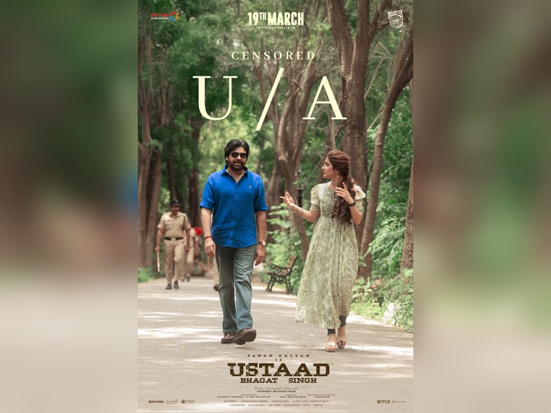 Pawan Kalyan-starrer 'Ustaad Bhagat Singh' cleared for release with U/A certificate! (Photo: Mythri Movie Makers/X)