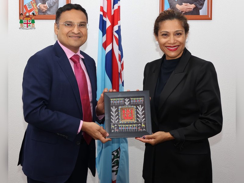 India and Fiji discuss strengthening cooperation in digital and multimedia communications, climate initiatives 