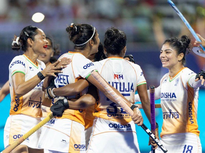 FIH Hockey WC Qualifiers: Indian women’s hockey team to face Wales for SF spot (Credit: Hockey India)