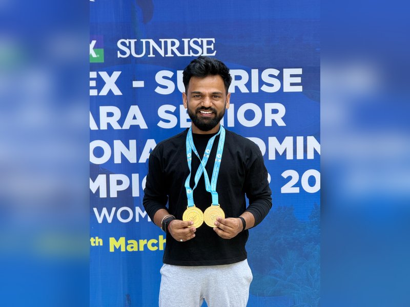 Krishna Nagar wins double gold at 7th Senior National Para Badminton Championship 2026 (Credit: PCI)