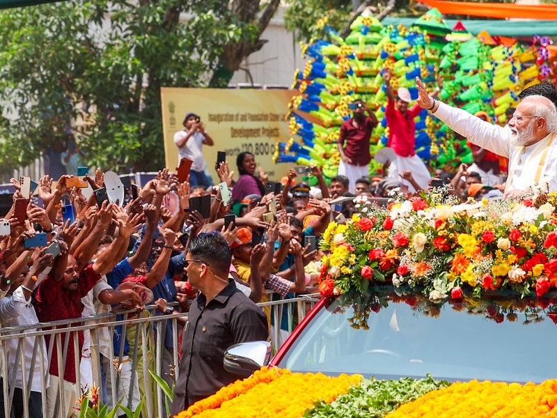 Mood of Keralam is in favour of NDA, says PM Modi