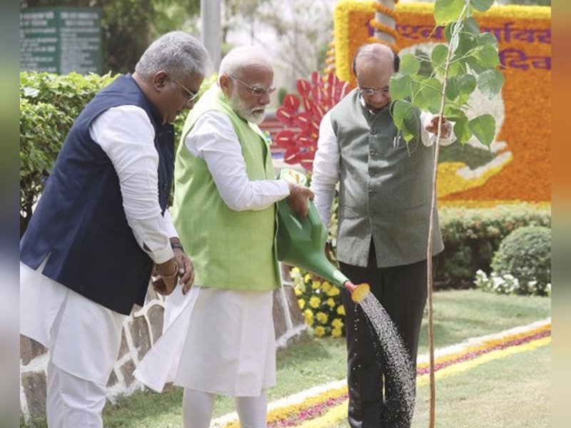 Inspired by India, Ghana starts ‘Ek Ped Maa Ke Naam’ campaign​ (Photo: @PIB_India/X)