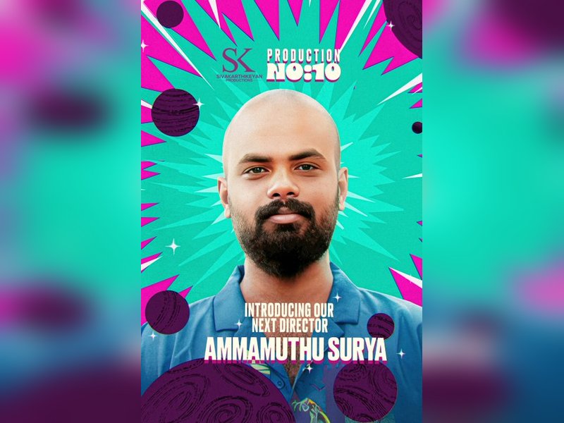 Sivakarthikeyan announces Ammamuthu Surya as director of his production house's next film! (Photo Credit: Sivakarthikeyan Productions/X)