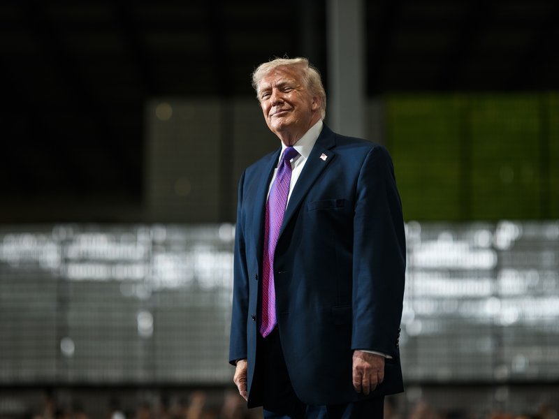 Trump claims economic surge in Ohio speech