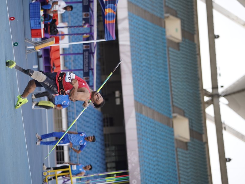 Sumit Antil throws 69.25m as India dominates Day 2 of New Delhi 2026 World Para Athletics GP 2026 (Credit: PCI)