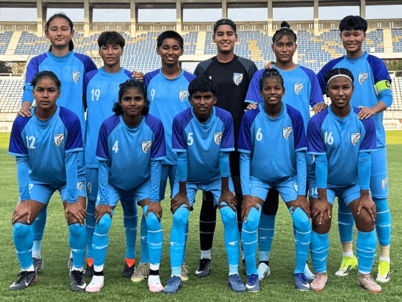 Pritika's brace helps India defeat Myanmar in first of two U17 friendlies (Credit: AIFF)