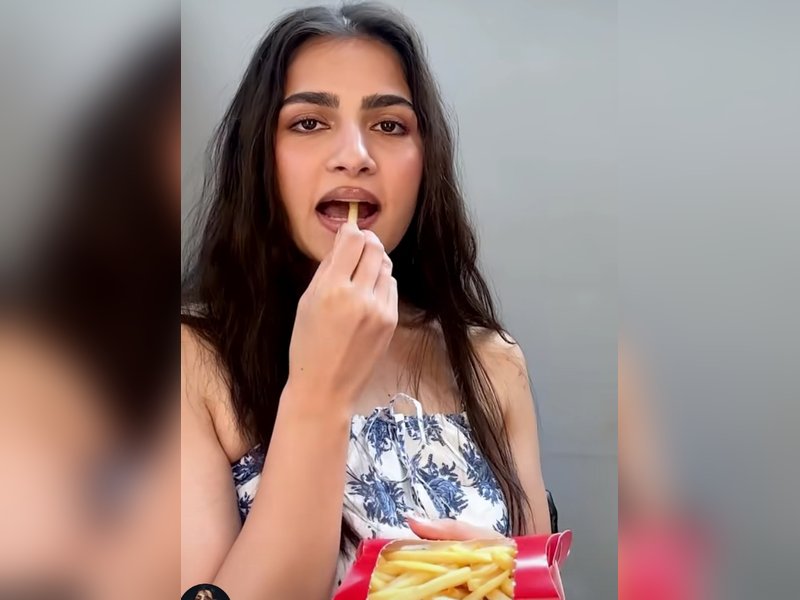 Rukmini Vasanth admits she prefers fries and burgers over healthy food