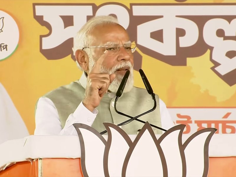 बंगाल में महाजंगलराज लाने वालों का शुरू हो चुका है काउंटडाउन : पीएम मोदी
