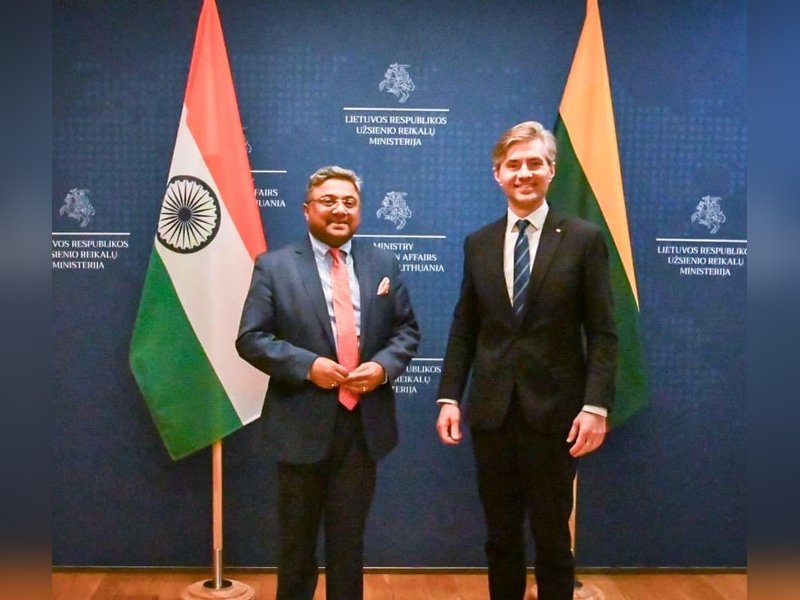 भारत-लिथुआनिया विदेश कार्यालय परामर्श के 10वें राउंड की बैठक में शामिल हुए सिबी जॉर्ज