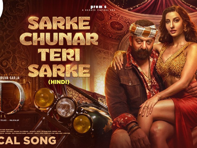 Sanjay Dutt & Nora Fatehi deliver a perfect party anthem with 'Sarke Chunar Teri Sarke' 
