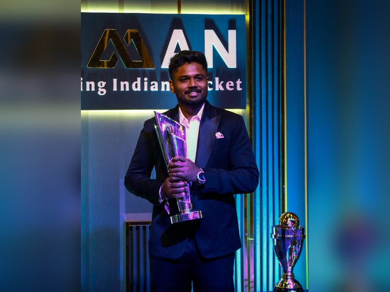 India is going to get World Cup titles more and more often, said Sanju Samson on the sidelines of the BCCI awards in New Delhi on Sunday. Photo credit: IANS