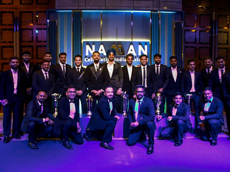 Winning a World Cup in any format for the country is the ultimate goal, says Shubman Gill in a panel discussion during the BCCI's Naman Awards in New Delhi on Sunday. Photo credit: IANS