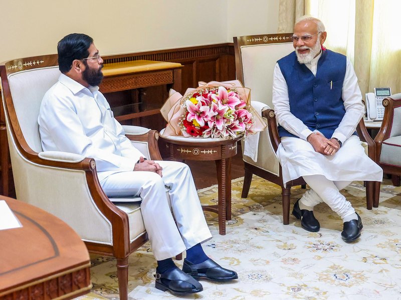 एकनाथ शिंदे की पीएम मोदी से मुलाकात, मिडिल ईस्ट युद्ध- महाराष्ट्र समेत कई मुद्दों पर हुई बात