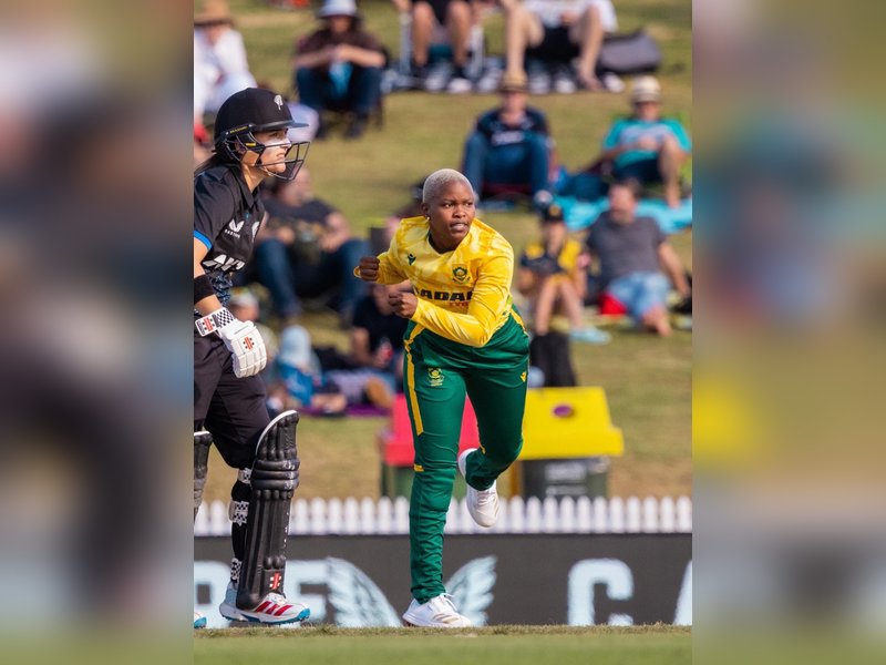 Khaka, Mlaba guide South Africa to series-levelling win against New Zealand in 2nd T20I (Credit: X/Proteas Women)