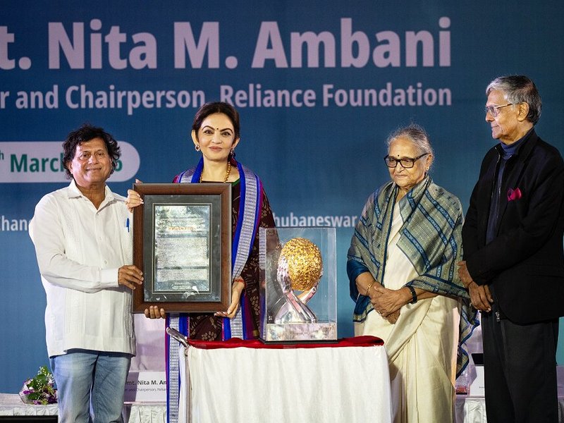 Nita Ambani awarded for social impact, women empowerment initiatives