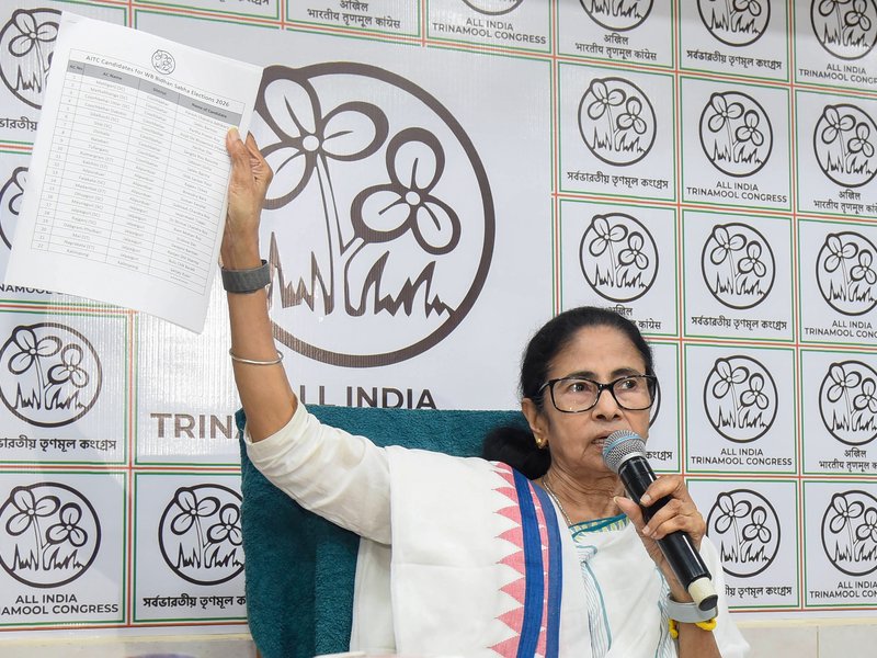Bengal polls: Trinamool announces 291 candidates, axes tainted leaders, Mamata to contest from Bhabanipur (Lead)