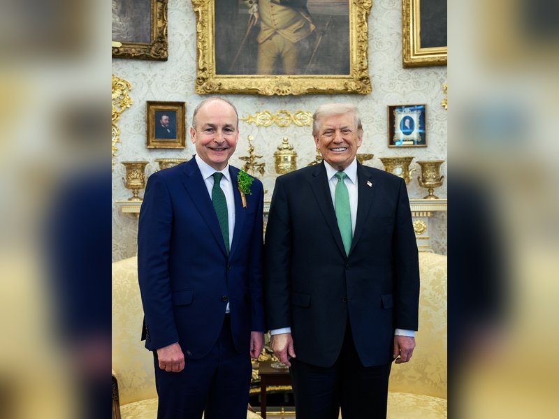 Trump celebrates Irish ties at White House